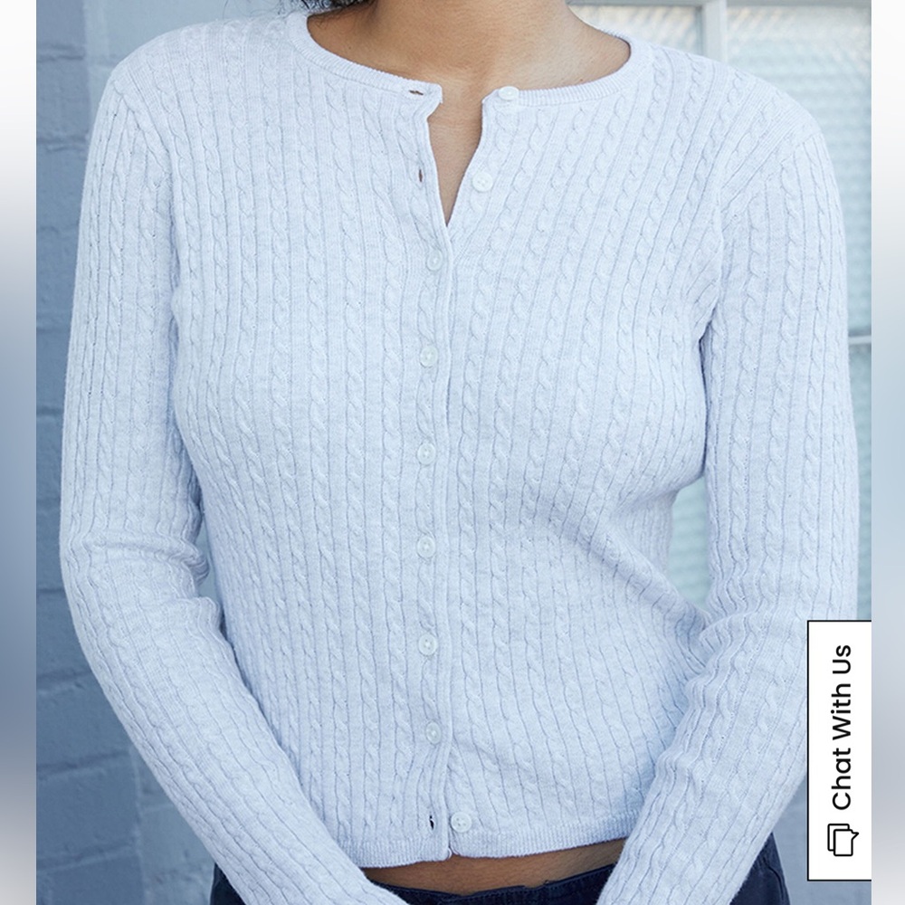 BRANDY MELVILLE grey cardigan